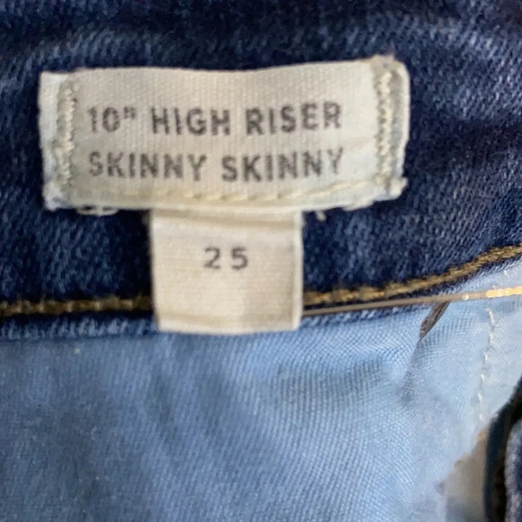 Madewell 10" High Riser Skinny Skinny Jeans - 25 - Picture 6 of 8